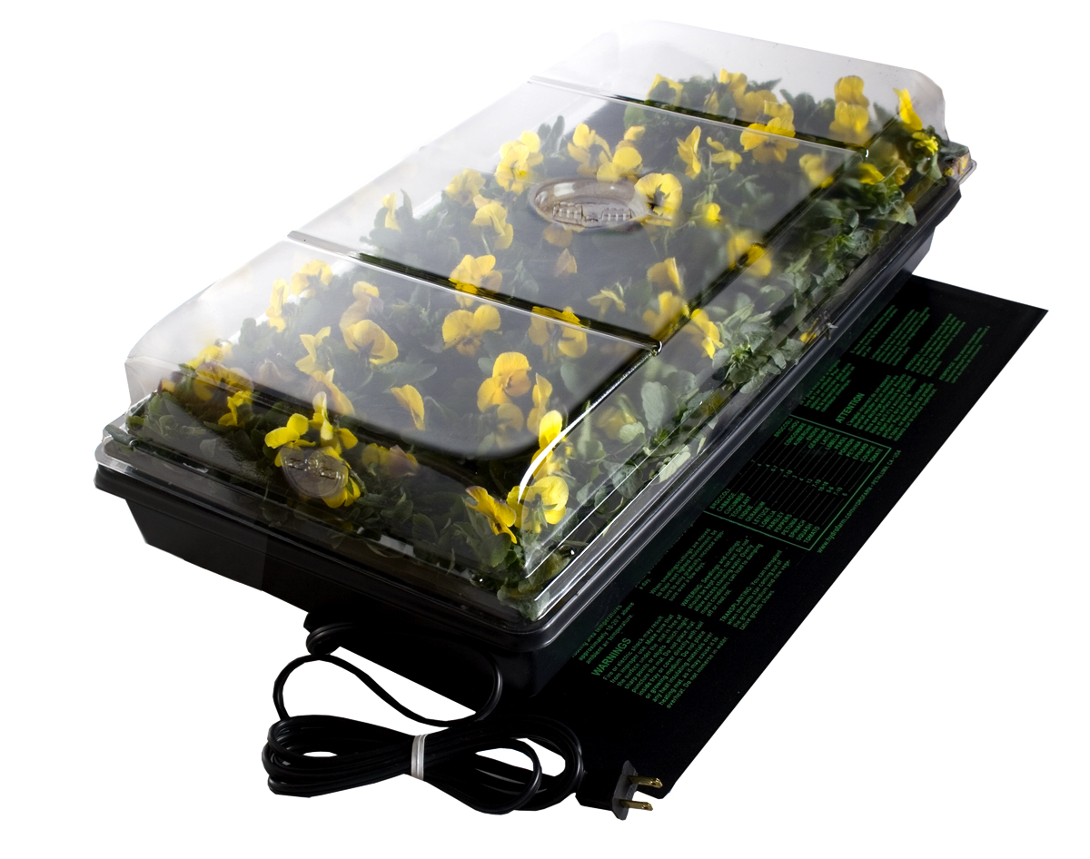 Jump Start Germination Station w/Heat Mat, Tray, 72-Cell Pack, 2